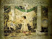 Piero della Francesca rimini, san francesco fresco and tempera painting